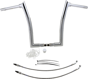 FAT BAGGERS 809316 16" 1.5" CHROME POINTED HANDLEBAR KIT 15-20 ROAD GLIDE FAT BAGGERS 809316 16" 1.5" CHROME POINTED HANDLEBAR KIT 15-20 ROAD GLIDE