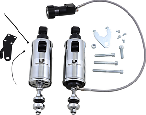 PROGRESSIVE Suspension 422-4104C 422 RAP 9.5" Chrome Shocks 00-14 Softail PROGRESSIVE Suspension 422-4104C 422 RAP 9.5" Chrome Shocks 00-14 Softail