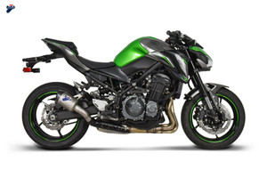 Termignoni K085094So04 Relevance D70 Slip-On Exhaust Titanium Carbon Z900 17-22 Termignoni K085094So04 Relevance D70 Slip-On Exhaust Titanium Carbon Z900 17-22
