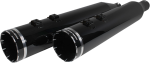 KHROME WERKS 202835 Hp-Plus Black Tracer Tip Mufflers m8 FL 17-24 KHROME WERKS 202835 Hp-Plus Black Tracer Tip Mufflers m8 FL 17-24