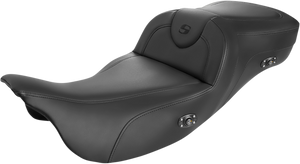 SADDLEMEN 808-07B-188HCT RoadsofA Extended Reach HEATED Seat BLACK FL 08-22 SADDLEMEN 808-07B-188HCT RoadsofA Extended Reach HEATED Seat BLACK FL 08-22
