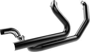 KHROME WERKS 200860 Black 2 Into 2 Crossover Headers EXHUAST 09-16 FL