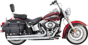Vance 17323 Chrome Big Shots Staggered Exhaust Softail 12-17 Vance 17323 Chrome Big Shots Staggered Exhaust Softail 12-17