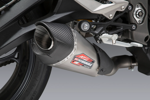Yoshimura 19680BP521 At2 Stainless Slip-on Exhaust STREET TRIPLE 18-23