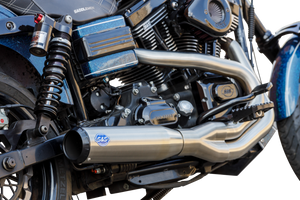 S&S 550-1097 Qualifier 2:1 2-into-1 Stainless Exhaust 06-07 Dyna Glides S&S 550-1097 Qualifier 2:1 2-into-1 Stainless Exhaust 06-07 Dyna Glides