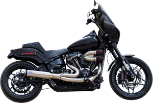 S&S 550-1105 Race Qaulifier Cat Delete 2:1 stainless Exhaust M8 Softail 18-24 S&S 550-1105 Race Qaulifier Cat Delete 2:1 stainless Exhaust M8 Softail 18-24