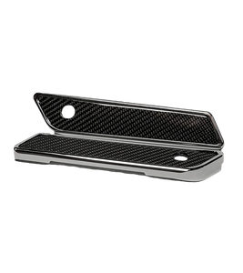 Pro 1 104725 Slim Saddlebag Latch COVERS CHROME / CARBON  TOURING 14-24 Fl Pro 1 104725 Slim Saddlebag Latch COVERS CHROME / CARBON  TOURING 14-24 Fl