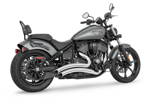 Freedom FPE IN00455 Chrome Sharp Curve Radius Exhaust Scallop Cut INDIAN CHIEF / SPORT / BOBBER / SUPER 22-25 Freedom FPE IN00455 Chrome Sharp Curve Radius Exhaust Scallop Cut INDIAN CHIEF / SPORT / BOBBER / SUPER 22-25