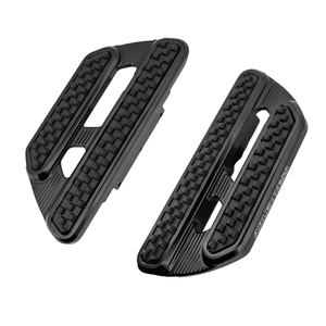 Arlen Ness 410-026 METHOD Passenger Floorboards Black Fl Glides