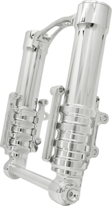 Arlen Ness 120-011 Chrome METHOD NO FLEX Fork Legs Axial 14-24 Fl Touring
