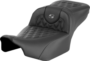 Saddlemen 823-07-18402 Roadsofa Extended Reach Seat Gray Lattice Stitch FLTR FLHX 23-24 Saddlemen 823-07-18402 Roadsofa Extended Reach Seat Gray Lattice Stitch FLTR FLHX 23-24