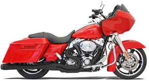 Bassani FLH-747B Road Rage 2into1 B4 System with Megaphone Muffler Black Bassani FLH-747B Road Rage 2into1 B4 System with Megaphone Muffler Black
