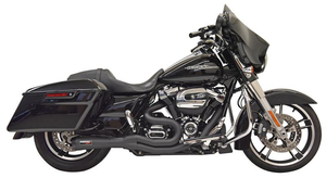 Bassani 1F62B Mid Length System with Megaphone for 2017-23 Bagger Black Bassani 1F62B Mid Length System with Megaphone for 2017-23 Bagger Black