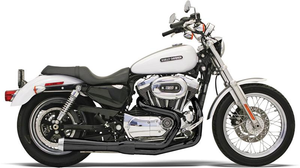 Bassani 14122J Black Long Road Rage 2 into 1 System for Sportster 04-2013 Bassani 14122J Black Long Road Rage 2 into 1 System for Sportster 04-2013