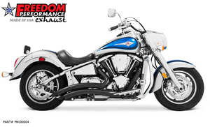 Freedom MK00004 Black Sharp Curve Radius Exhaust Vulcan 2000 Freedom MK00004 Black Sharp Curve Radius Exhaust Vulcan 2000