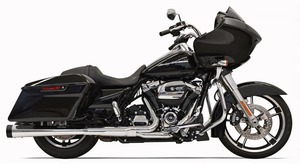 Bassani 1F572DNT5 4" 3 Step Chrome Megaphone DNT Slip-on Exhaust M8 Fl 17-25 Bassani 1F572DNT5 4" 3 Step Chrome Megaphone DNT Slip-on Exhaust M8 Fl 17-25