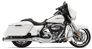 Bassani 1F51R Chrome Road Rage 2into1 System w/4" Megaphone Muffler for 2017-2024 Bagger Bassani 1F51R Chrome Road Rage 2into1 System w/4" Megaphone Muffler for 2017-2024 Bagger