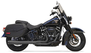 Bassani 1S91RB 2 into 1 Black Touring Exhaust System for 2018-23 Softail Heritage Deluxe Sport Glide Bassani 1S91RB 2 into 1 Black Touring Exhaust System for 2018-23 Softail Heritage Deluxe Sport Glide