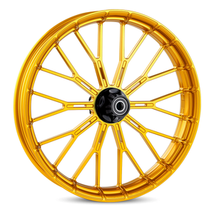 Arlen Ness 71-547 21 x 3.5 Y-Spoke Forged Wheels, Gold