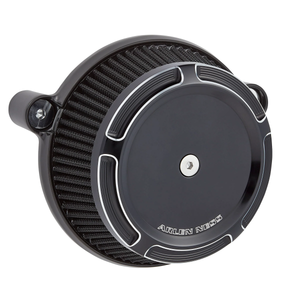 Arlen Ness 18-309 Beveled? Stage 1 Big Sucker? for Milwaukee-Eight?, Black