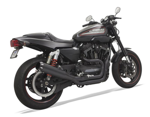Bassani 1XR8R Bassani Road Rage 2-Into-1 System With B1 Muffler for XR1200 Sportster