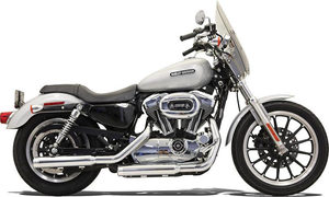 Bassani 1X17N 3 in. Firepower Series Slip-On Mufflers with Polished End Cap for Sportster Bassani 1X17N 3 in. Firepower Series Slip-On Mufflers with Polished End Cap for Sportster