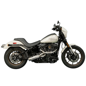 Trask TM-5130 Big Sexy: 2 into 1 Harley-Davidson Softail Exhaust 2018-2023 M8 Softail w/Factory Saddlebags Brushed Stainless Trask TM-5130 Big Sexy: 2 into 1 Harley-Davidson Softail Exhaust 2018-2023 M8 Softail w/Factory Saddlebags Brushed Stainless