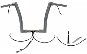 Fat Baggers 612914 EZ Install Wired Handlebars 1-1/2" Flat Top 14" Chrome Fat Baggers 612914 EZ Install Wired Handlebars 1-1/2" Flat Top 14" Chrome