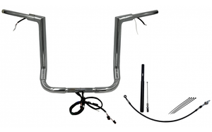 Fat Baggers 612016 EZ Install Wired Handlebars 1-1/2" Flat Top 16" Chrome Fat Baggers 612016 EZ Install Wired Handlebars 1-1/2" Flat Top 16" Chrome