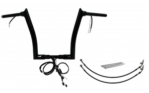 Fat Baggers 802314-B EZ Install Wired Handlebars 1-1/2" Pointed Top 14" Black Fat Baggers 802314-B EZ Install Wired Handlebars 1-1/2" Pointed Top 14" Black