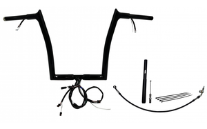 Fat Baggers 912914-B EZ Install Wired Handlebars 1-1/4" Pointed Top 14" Black Fat Baggers 912914-B EZ Install Wired Handlebars 1-1/4" Pointed Top 14" Black