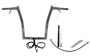 Fat Baggers 912916 EZ Install Wired Handlebars 1-1/4" Pointed Top 16" Chrome