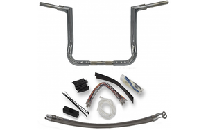 Fat Baggers 609114 1½" Flat Top Handlebar Kit- 14" Chrome- 08-13 Street Glide/Electra Glide Models Fat Baggers 609114 1½" Flat Top Handlebar Kit- 14" Chrome- 08-13 Street Glide/Electra Glide Models