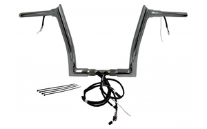 Fat Baggers 801312 EZ Install Wired Handlebars 1-1/2" Pointed Top 12" Chrome Fat Baggers 801312 EZ Install Wired Handlebars 1-1/2" Pointed Top 12" Chrome