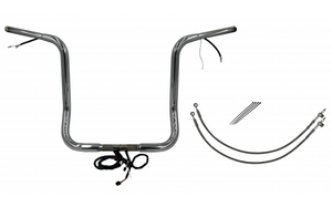 Fat Baggers 902516 EZ Install Wired Handlebars 1-1/4" Round Top 16" Chrome Fat Baggers 902516 EZ Install Wired Handlebars 1-1/4" Round Top 16" Chrome