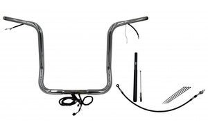 Fat Baggers 912516 EZ Install Wired Handlebars 1-1/4" Round Top 16" Chrome Fat Baggers 912516 EZ Install Wired Handlebars 1-1/4" Round Top 16" Chrome