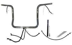 Fat Baggers 912514 EZ Install Wired Handlebars 1-1/4" Round Top 14" Chrome Fat Baggers 912514 EZ Install Wired Handlebars 1-1/4" Round Top 14" Chrome