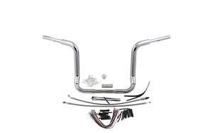 Fat Baggers 809414 1½" Round Top Handlebar Kit- 14" Chrome- 08-13 Street Glide/Electra Glide Models Fat Baggers 809414 1½" Round Top Handlebar Kit- 14" Chrome- 08-13 Street Glide/Electra Glide Models