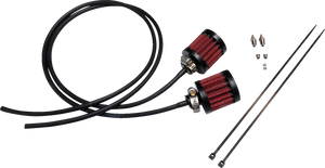 Feuling 5417 External Breather Kit - M8 17-25 Harley Softail & Touring FL Feuling 5417 External Breather Kit - M8 17-25 Harley Softail & Touring FL