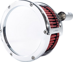 Feuling 5457 BA Air Cleaner Kit Chrome Finish, Solid Cover, Red filter, Twin Cam Twin Cam, Dyna FXDLS 16-17, Softail 16-17, Touring (TBW) 08-16 Feuling 5457 BA Air Cleaner Kit Chrome Finish, Solid Cover, Red filter, Twin Cam Twin Cam, Dyna FXDLS 16-17, Softail 16-17, Touring (TBW) 08-16