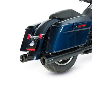 S&S Cycle 550-0690 4 Inch Grand National Slip-On Mufflers In Black For 1995-2016 Touring & Trike Models (Excluding FLRT) S&S Cycle 550-0690 4 Inch Grand National Slip-On Mufflers In Black For 1995-2016 Touring & Trike Models (Excluding FLRT)