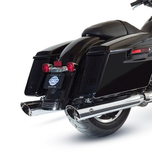 S&S Cycles 550-0695 4 Inch Touring Slip-On Mufflers In Chrome For 2017-2024 Touring Models S&S Cycles 550-0695 4 Inch Touring Slip-On Mufflers In Chrome For 2017-2024 Touring Models