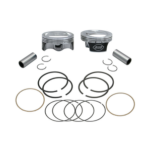 S&S 106-0433 96 Inch To 103 Inch Big Bore Pop-Up Piston Kit +.005 Inch Size For 2007-2017 96 Inch Twin Cam S&S 106-0433 96 Inch To 103 Inch Big Bore Pop-Up Piston Kit +.005 Inch Size For 2007-2017 96 Inch Twin Cam