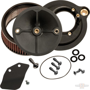 S&S 170-0354C Stealth Air Cleaner, Stock Bore Throttle Body Without Cover For 2017-2020 Touring Models & 2017-2020 M8 Softail Models S&S 170-0354C Stealth Air Cleaner, Stock Bore Throttle Body Without Cover For 2017-2020 Touring Models & 2017-2020 M8 Softail Models