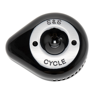S&S 170-0533 Stealth Teardrop Slasher Cover in Black Finish For S&S Stealth Air Cleaner Kits S&S 170-0533 Stealth Teardrop Slasher Cover in Black Finish For S&S Stealth Air Cleaner Kits