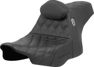 SC82307DB0 SDC Pro Series Gripper Seat w/Lumbar Backrest 23 CVO & 24-25 Road & Street Glide
