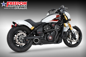 Freedom IN00676 4.5" 2:1 Sculpted Black Shorty Combat Full Race Exhaust
2025 25 Indian Scout 101 Classic Super Sport Bobber Freedom IN00676 4.5" 2:1 Sculpted Black Shorty Combat Full Race Exhaust
2025 25 Indian Scout 101 Classic Super Sport Bobber