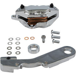 Hawg Halters RKHTCC548 4-Piston Brake Caliper 4-Piston Caliper - Rear - Chrome Hawg Halters RKHTCC548 4-Piston Brake Caliper 4-Piston Caliper - Rear - Chrome