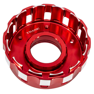 TRASK TM-2013 Red Billet Clutch Basket harley Twin Cam tc 07-17 TRASK TM-2013 Red Billet Clutch Basket harley Twin Cam tc 07-17