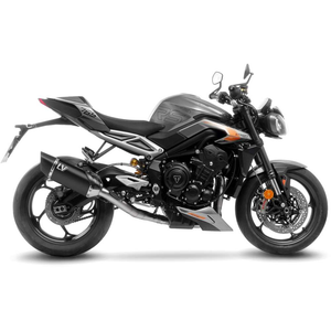 Leovince 15608BU LV-14 R BLACK EDITION for TRIUMPH STREET TRIPLE 765 R/RS/A2 2023 - 2024 Leovince 15608BU LV-14 R BLACK EDITION for TRIUMPH STREET TRIPLE 765 R/RS/A2 2023 - 2024